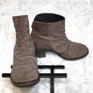 Ankle boot taupe ruched EU 37